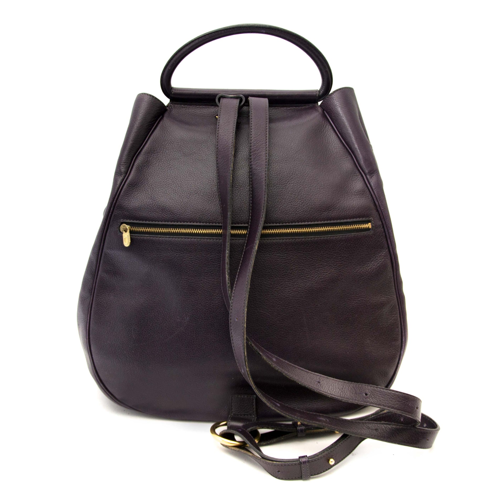 shop online your secondhand Delvaux Dark Purple Jumping Lucifer Backpack