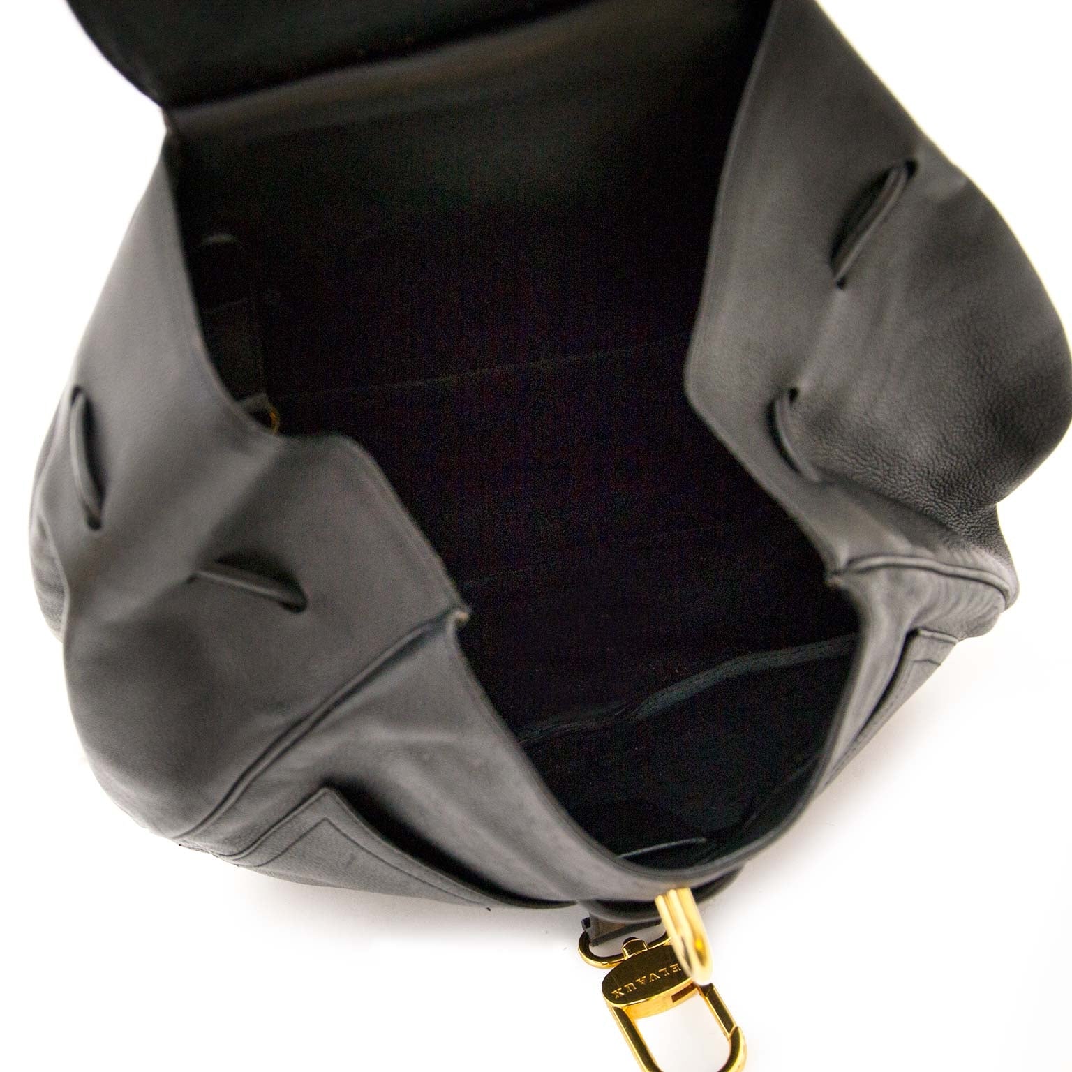 Delvaux Black Lucifer GM Backpack