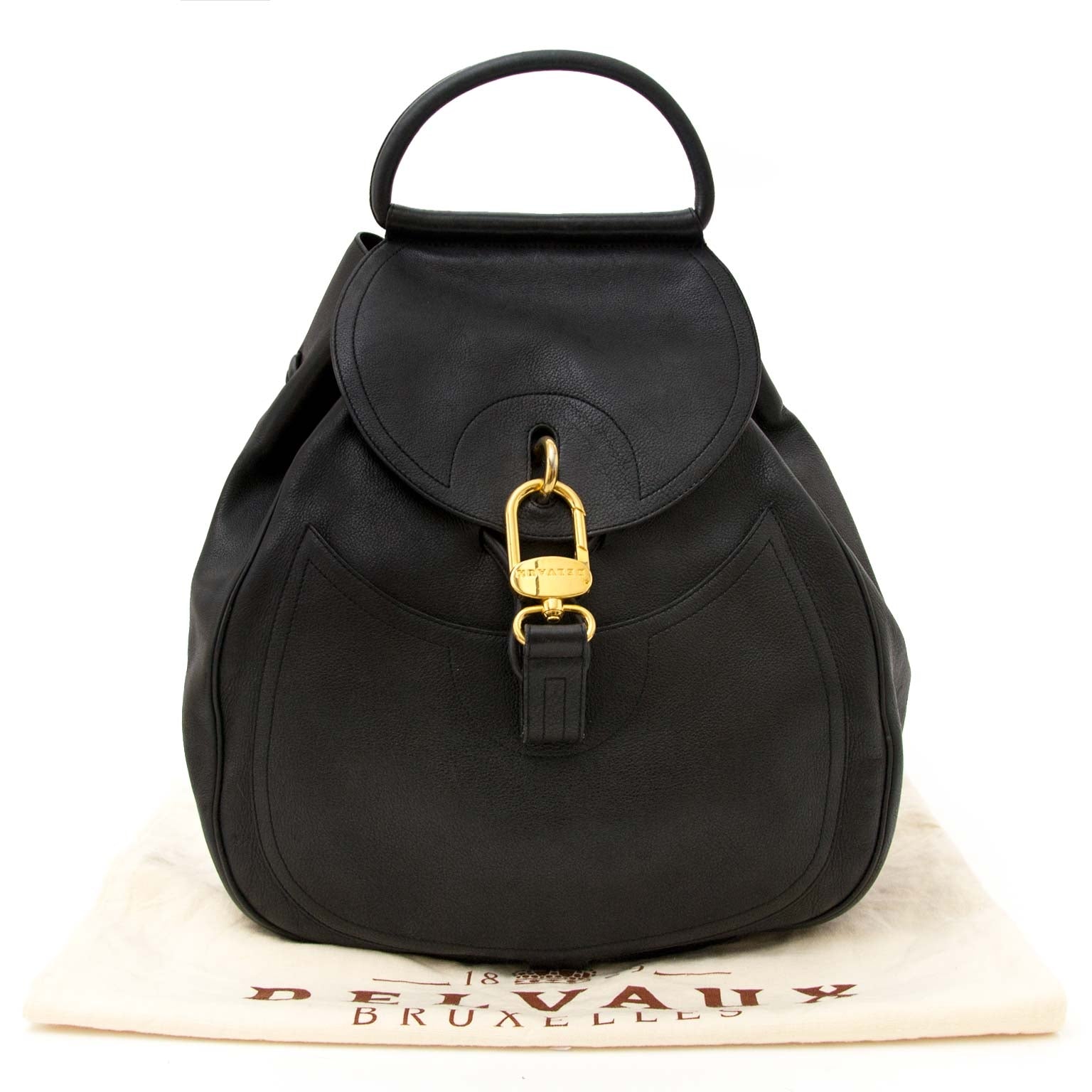 Delvaux zwarte rugzak nu online bij labellov.com tegen de beste prijs