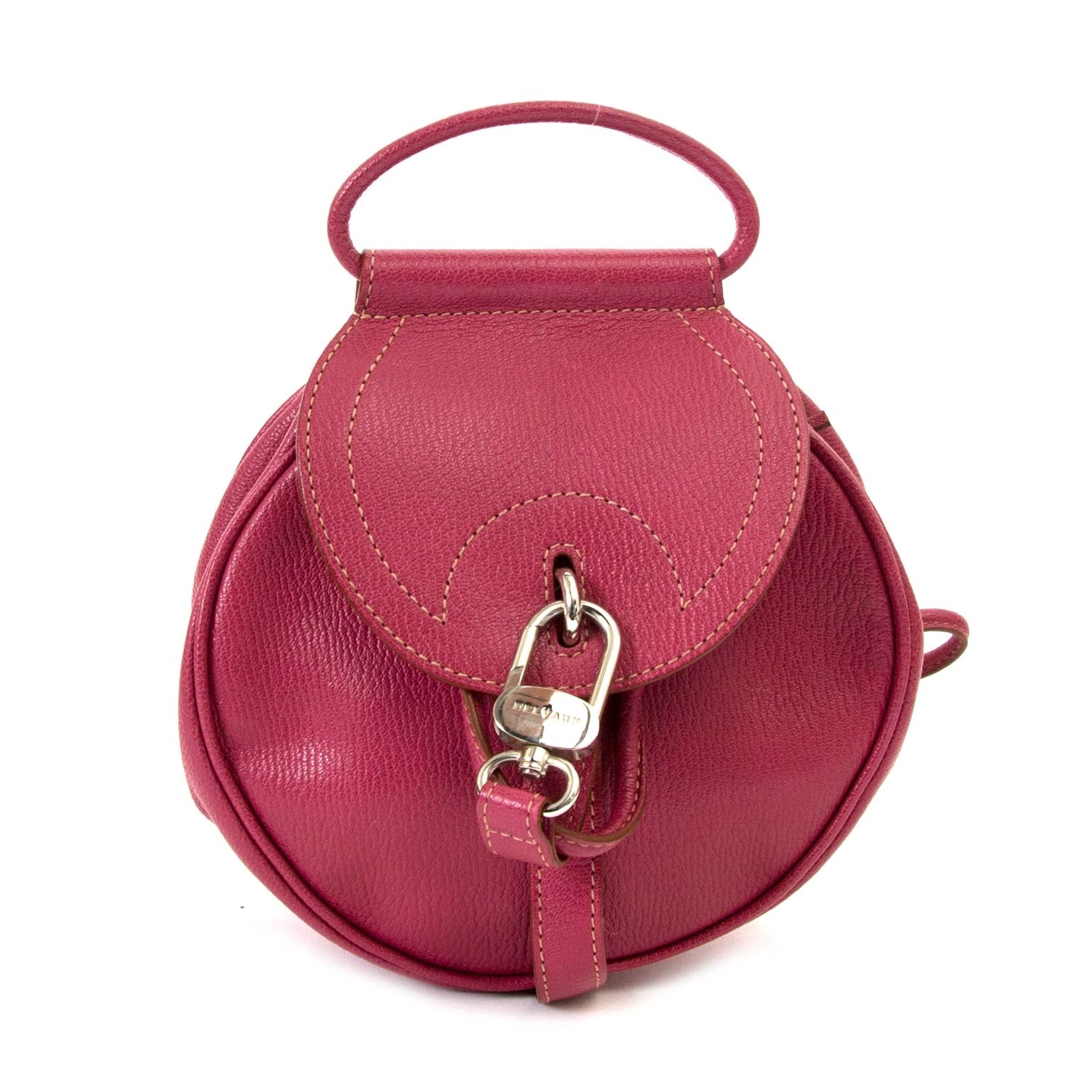 Delvaux Framboise Mini Cerceau Bag now for sale at labellov vintage fashion webshop belgium