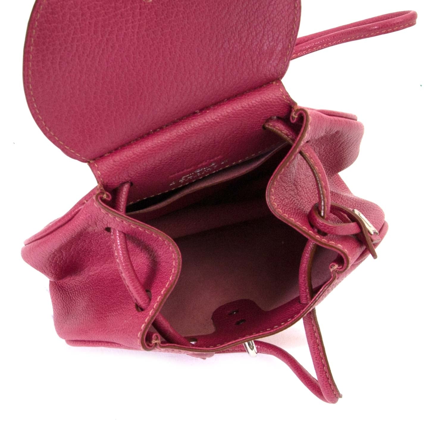 Delvaux Framboise Mini Cerceau Bag now for sale at labellov vintage fashion webshop belgium