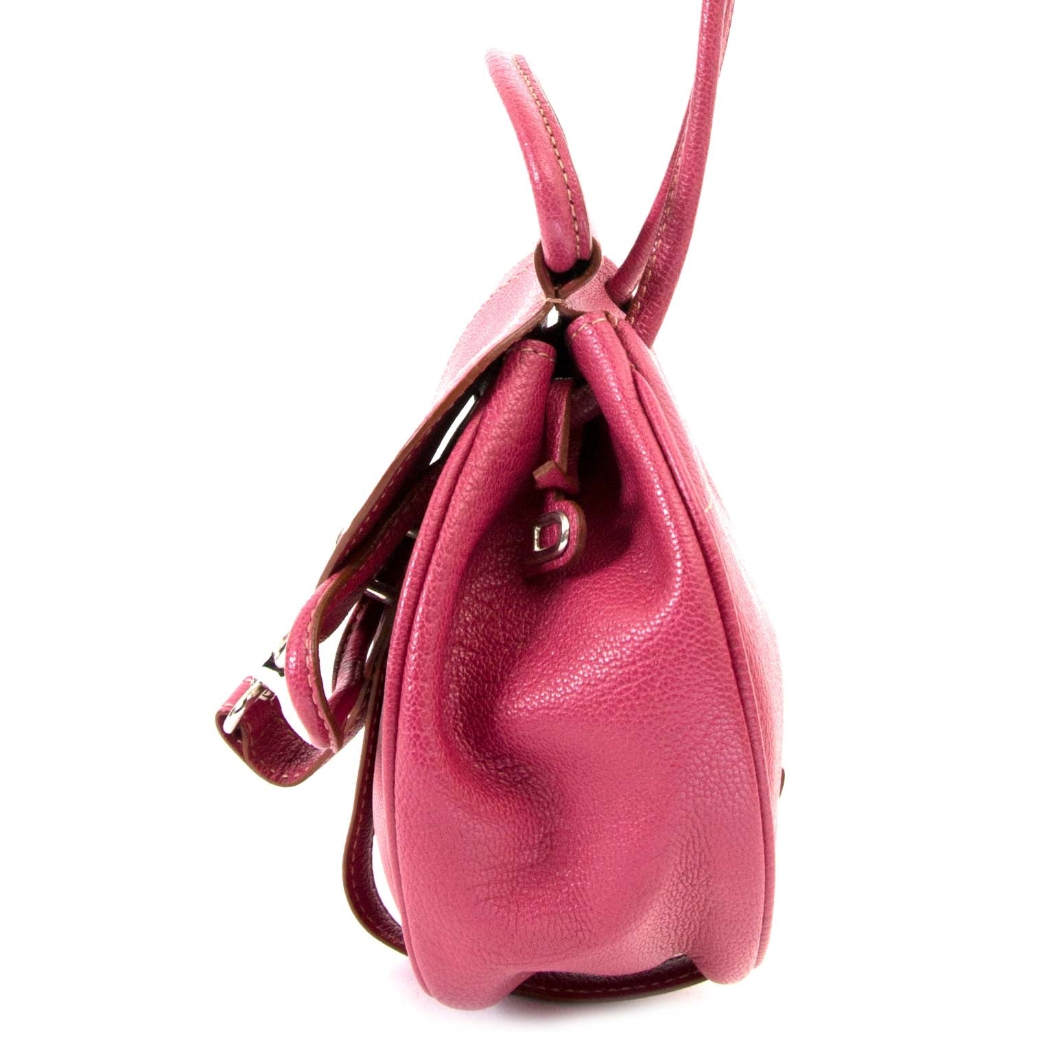 Delvaux Framboise Mini Cerceau Bag now for sale at labellov vintage fashion webshop belgium