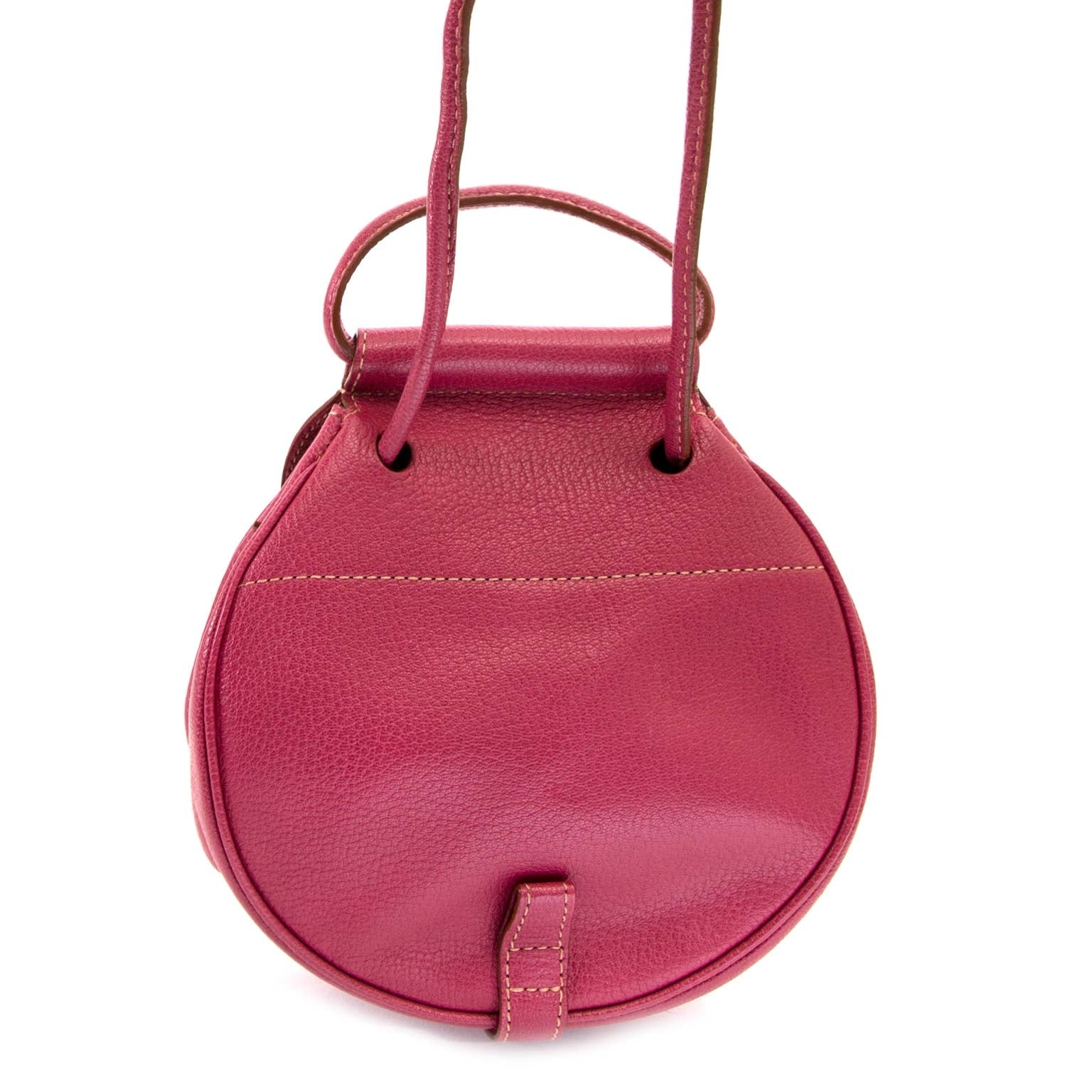 Delvaux Framboise Mini Cerceau Bag now for sale at labellov vintage fashion webshop belgium
