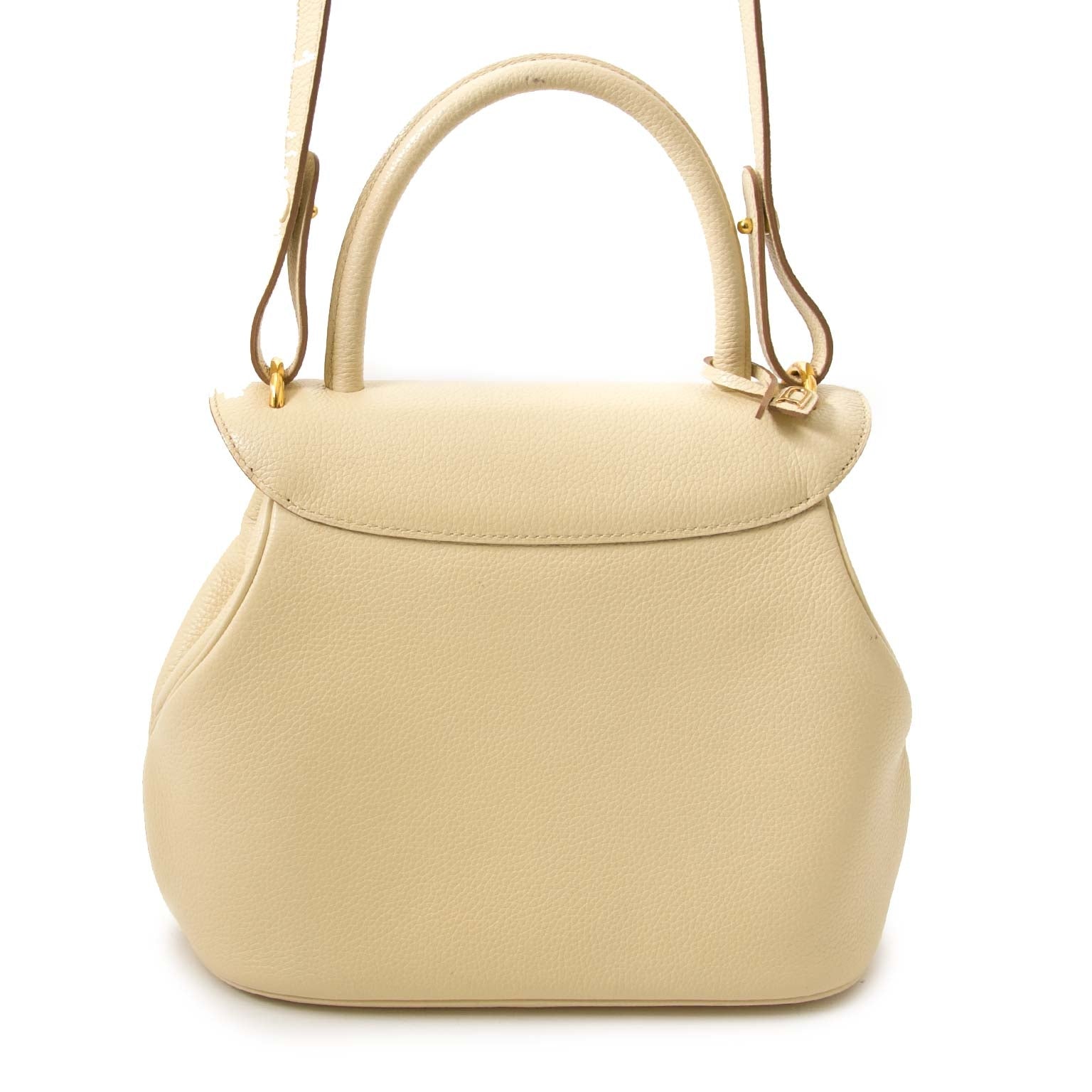 authentic Delvaux Creme Baltimore shoulderbag for sale at labellov