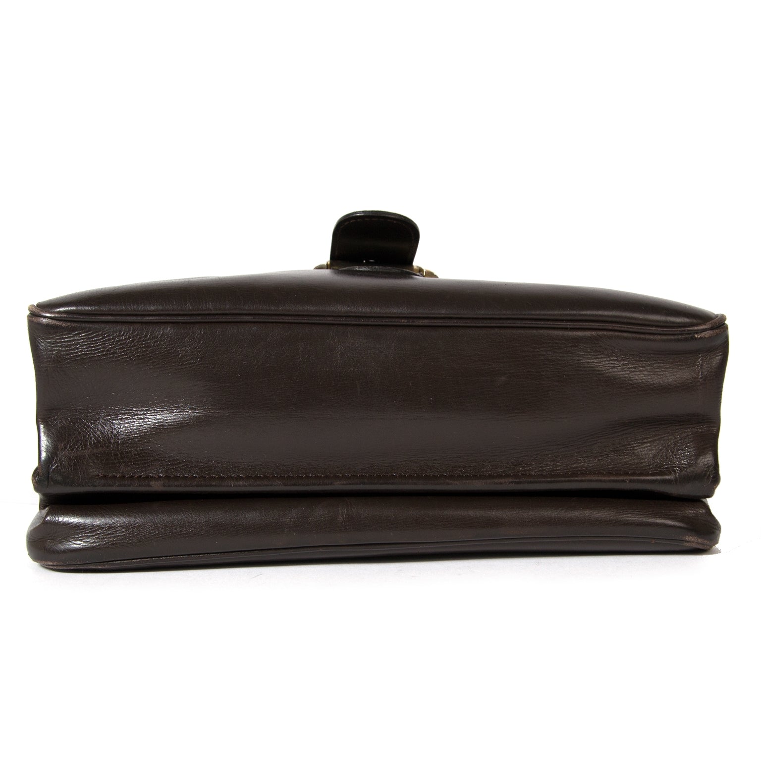 Sac à bandoulière Delvaux Brillant Baudrier marron