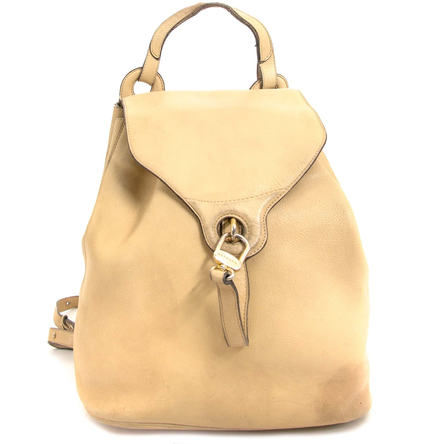 buy Delvaux Beige Soleil PM Backpack at labellov for the best price