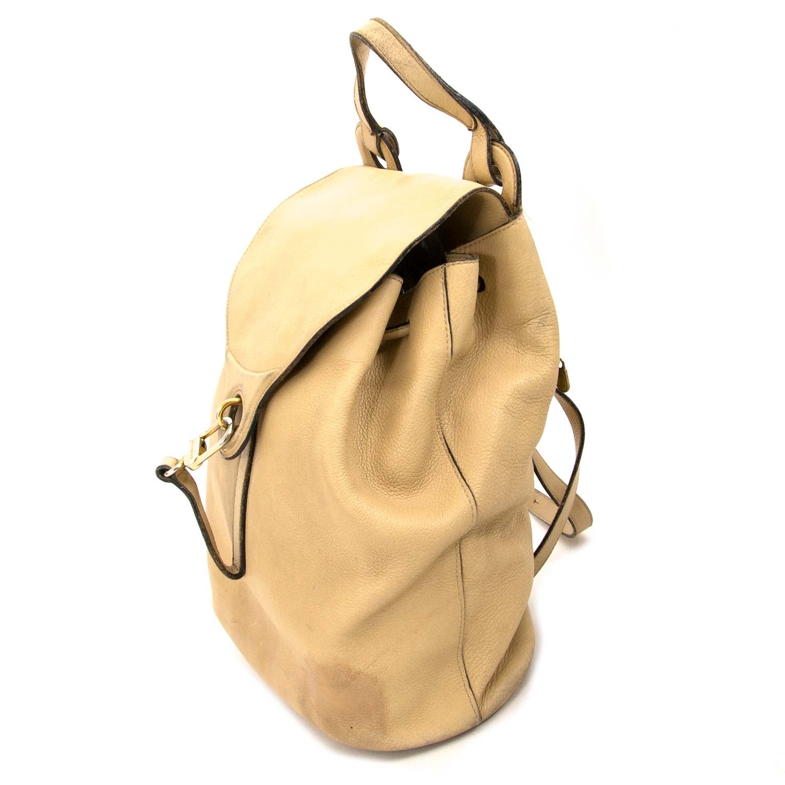 achetez Delvaux Beige Soleil PM Backpack chez labellov.com