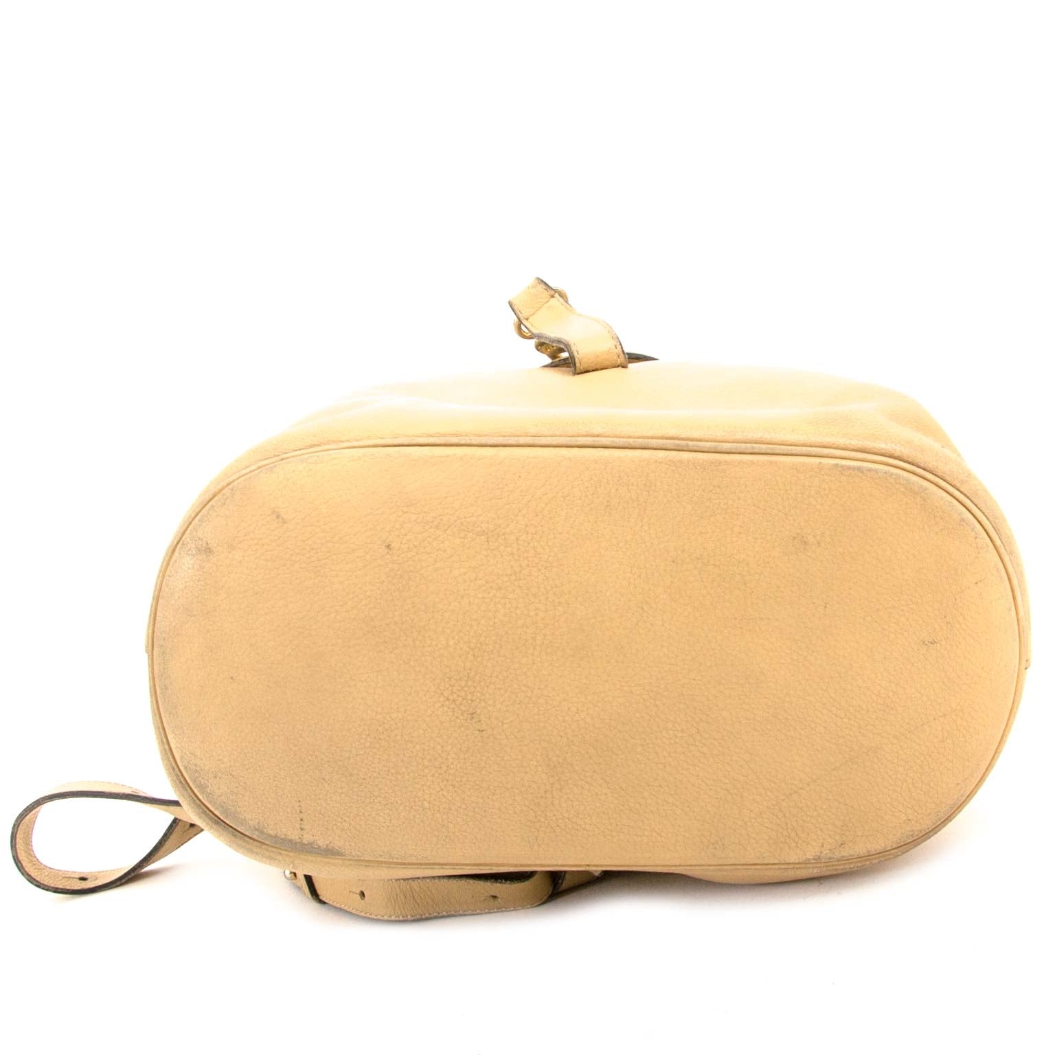 Delvaux Beige Soleil PM Backpack te koop. bij labellov antwerpen