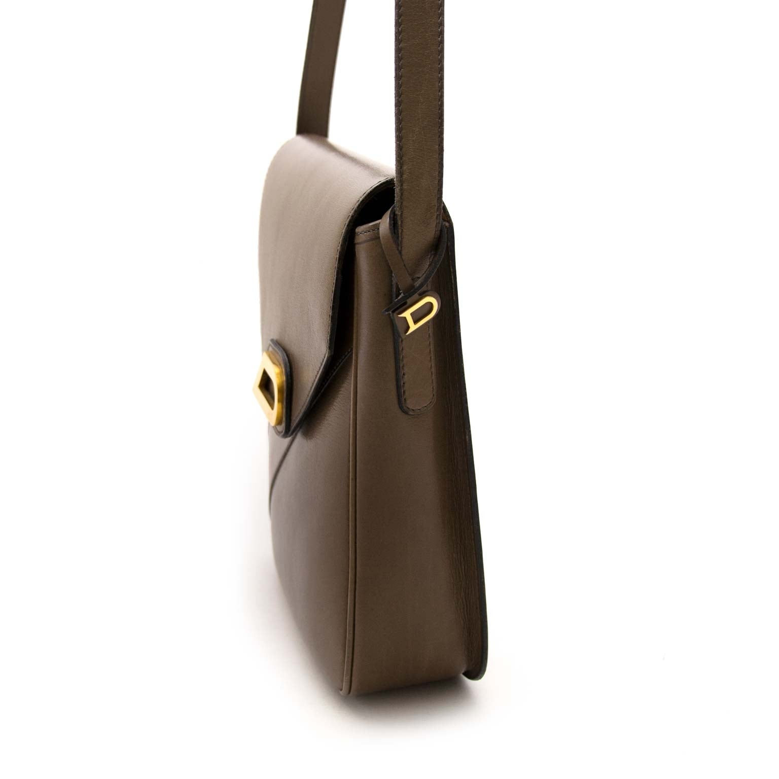 Delvaux Taupe Crossbody Bag now online at labellov.com for the best price