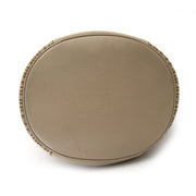 Delvaux Beige Leather and Toile de Cuir Bucket Bag kopen