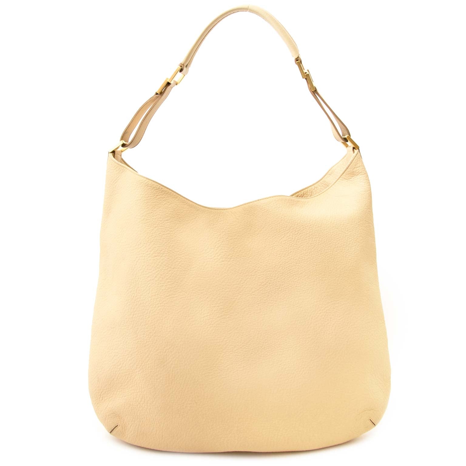 secondhand Delvaux Beige Louise Shoulder Bag for sale at labellov