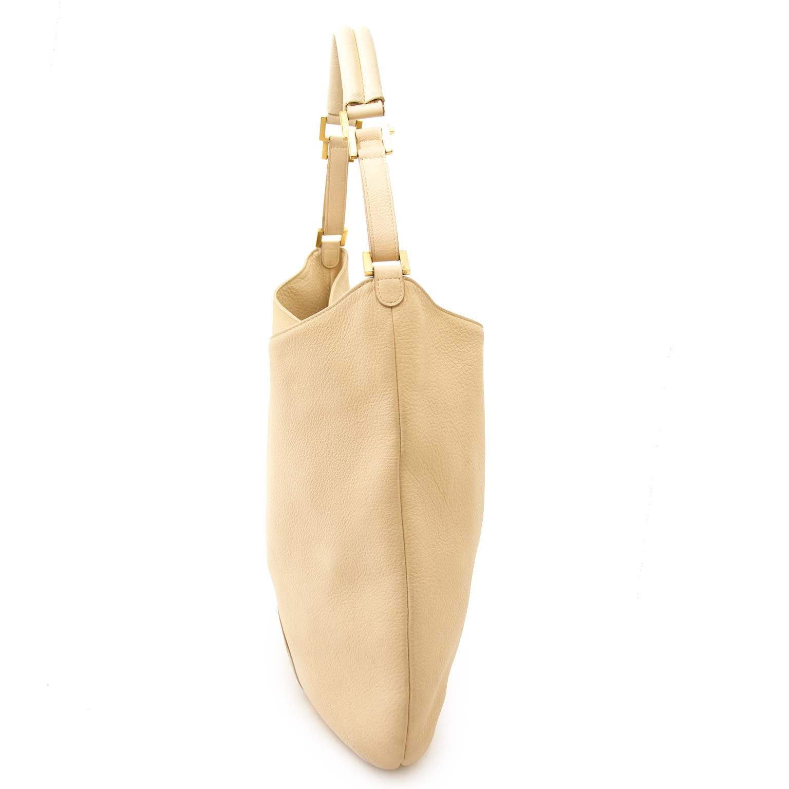 tweedehands Delvaux Beige Louise Shoulder Bag te koop bij labellov
