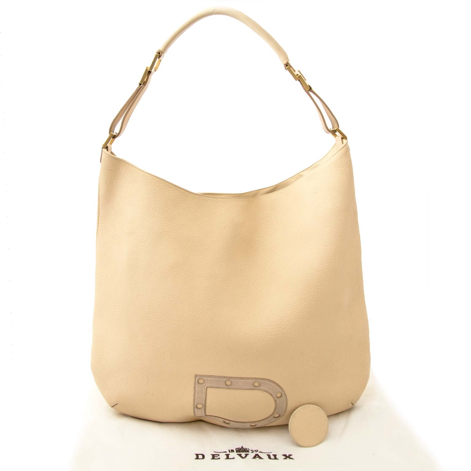 achetez Delvaux Beige Louise Shoulder Bag sur labellov pour le meilleur prix