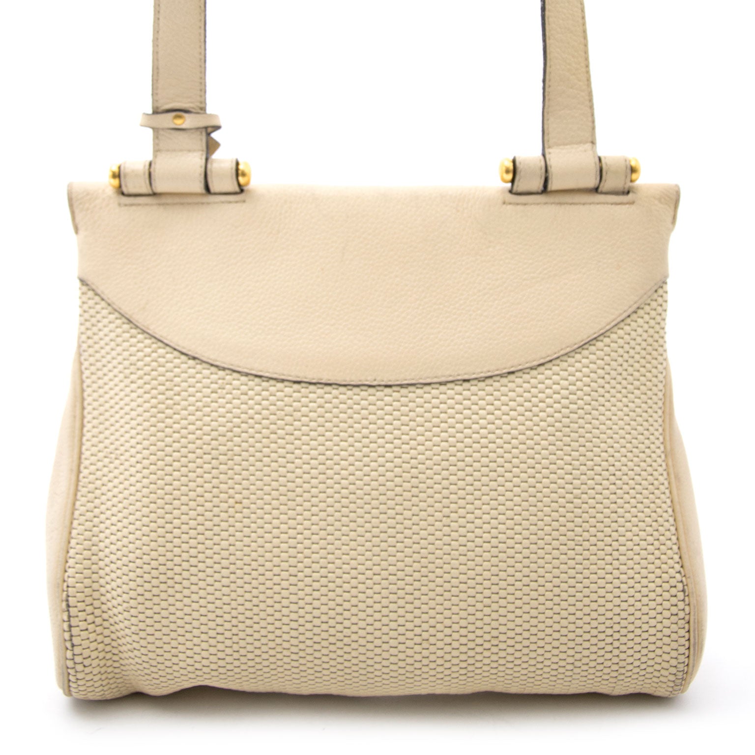 Authentic Delvaux Beige Chablis Toile de Cuir Bag at the right price 2017