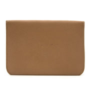 koop veilig online tweedehands Delvaux Beige Wallet op labellov.com