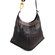 Delvaux Brown Toile de Cuir Satan Bag for sale at Labellov luxury in Antwerp