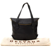 Delvaux songe Black Leather Handbag kopen
