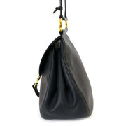 Delvaux Dark Blue Cerceau Bag now for sale at labellov vintage fashion webshop belgium