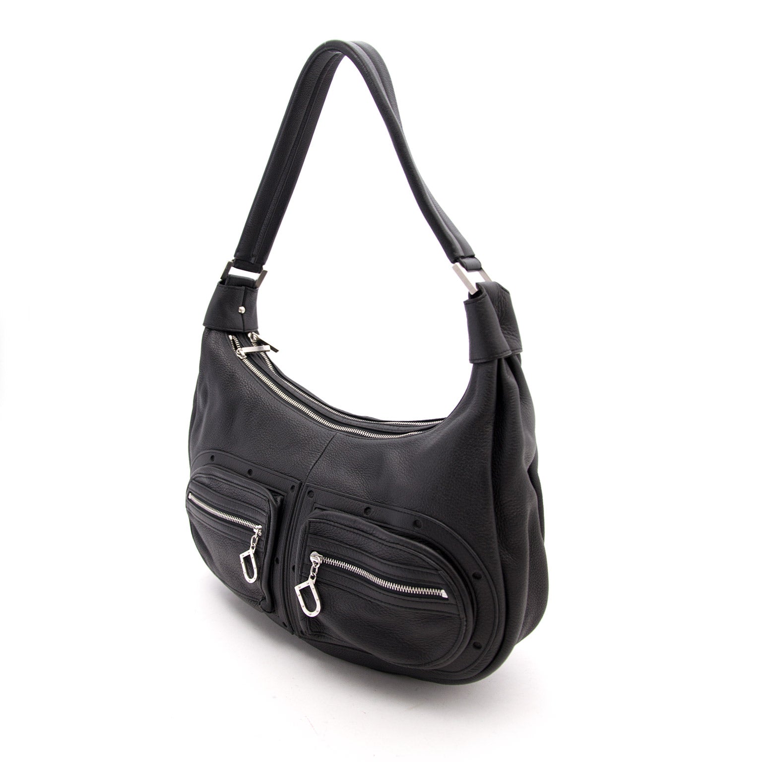 Buy safe and secure online at labellov.com Delvaux Black Shoulder Bag