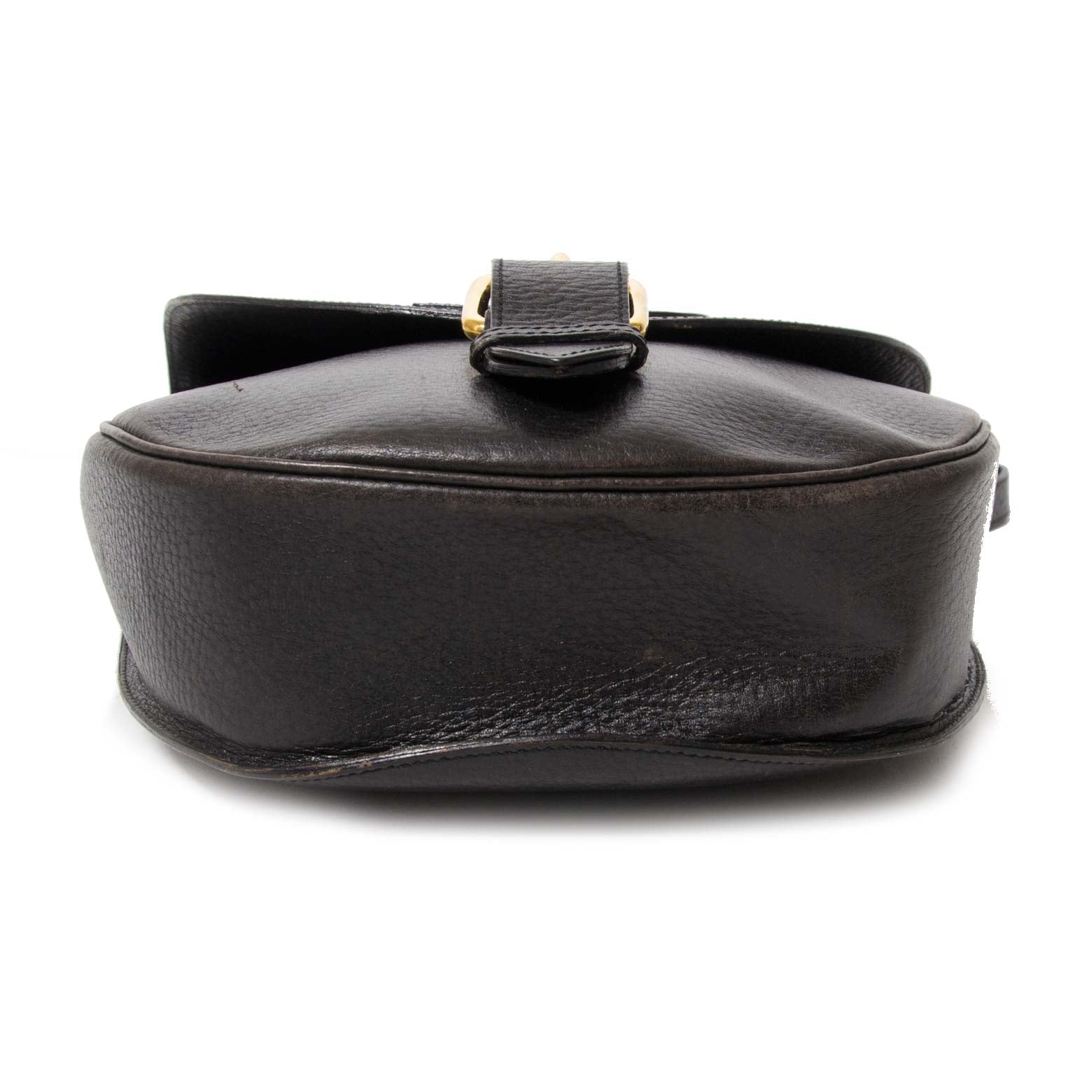 delvaux black shoulder bag now for sale at labellov vintage fashion webshop belgium