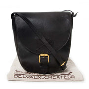 delvaux black shoulder bag now for sale at labellov vintage fashion webshop belgium