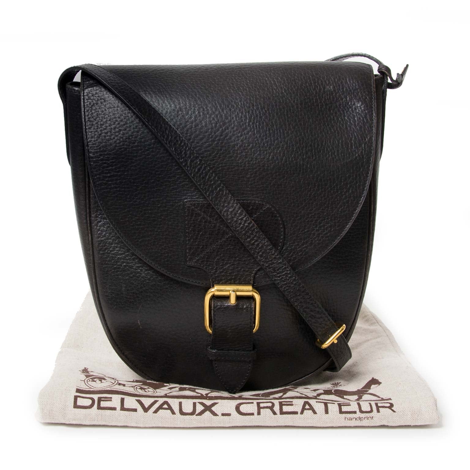 delvaux black shoulder bag now for sale at labellov vintage fashion webshop belgium