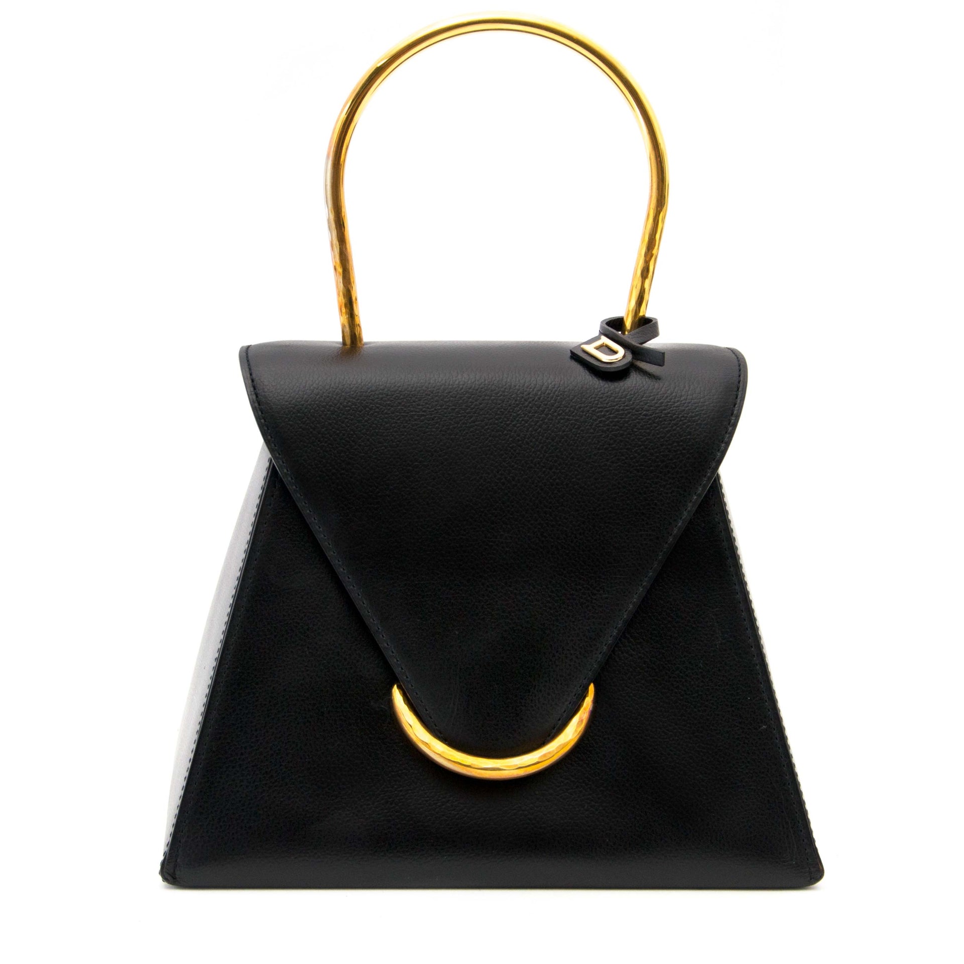 koop veilig online op labellov.com Delvaux Triangle Top Handle Bag