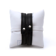 shop your secondhand real real luxury worldwide shipping acheter en ligne comme neuf Delvaux Black DD Leather Bracelet pour le meilleur prix