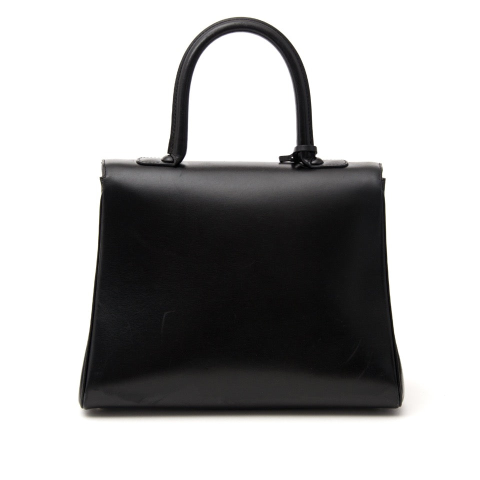 koop veilig 2de hands Delvaux Brillant MM Black + STRAP Antwerpen , België