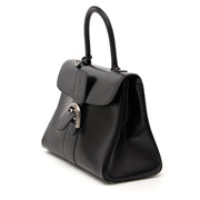 shop safe online like new 100% authentic luxury bags Belgium Delvaux Brillant MM Black + STRAP