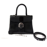 acheter en ligne seconde main sac a main Delvaux Brillant MM Black + STRAP pour le meilleur prix