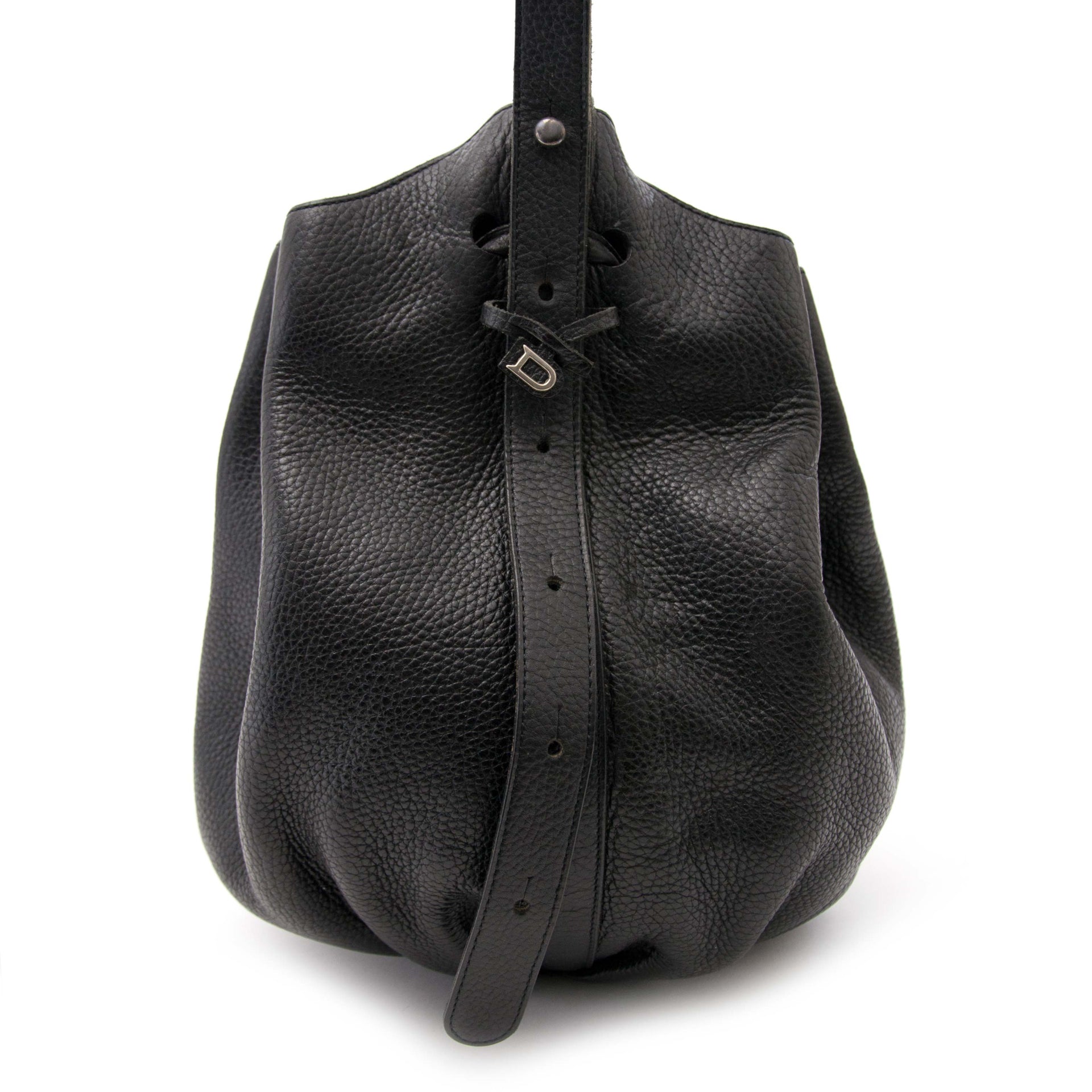Are you looking for an authentic Delvaux Black Leather Bucket Bag