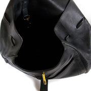 Delvaux Black Lucifer Backpack now for sale at labellov vintage fashion webshop belgium