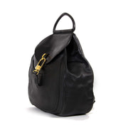 Delvaux Black Lucifer Backpack now for sale at labellov vintage fashion webshop belgium