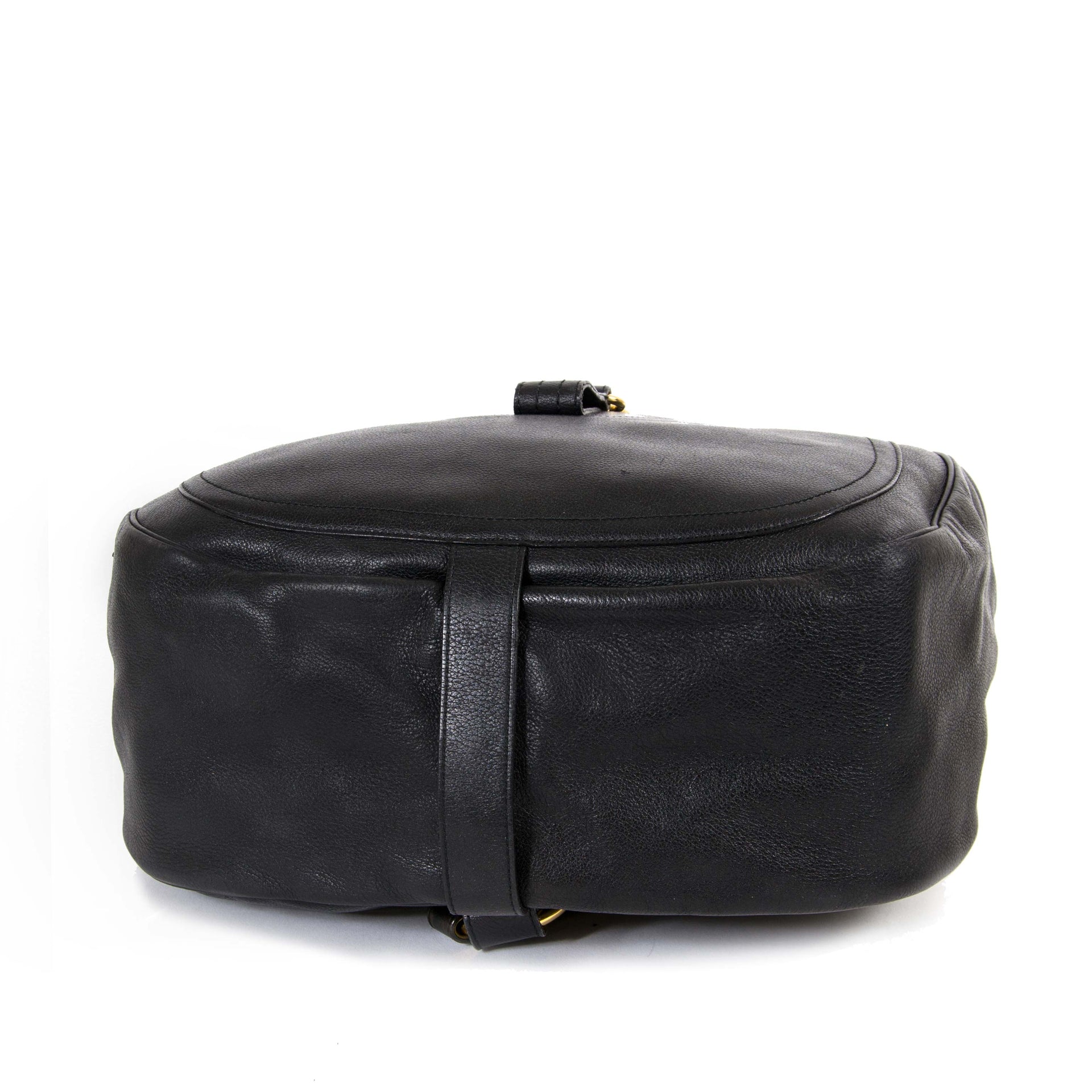 Delvaux Black Lucifer Backpack now for sale at labellov vintage fashion webshop belgium