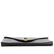 delvaux black clutch now for sale at labellov vintage fashion webshop belgium