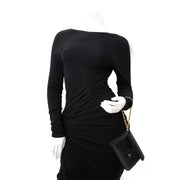 Delvaux Black Leather Clutch Bag