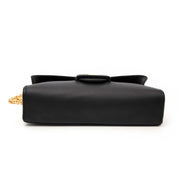 Delvaux Black Leather Clutch Bag