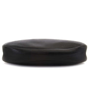 Delvaux black leather pochette clutch now for sale at labellov vintage fashion webshop belgium