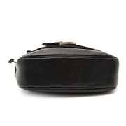 Koop uw Delvaux zwarte schoudertas met zilveren gesp aan de beste prijs online.