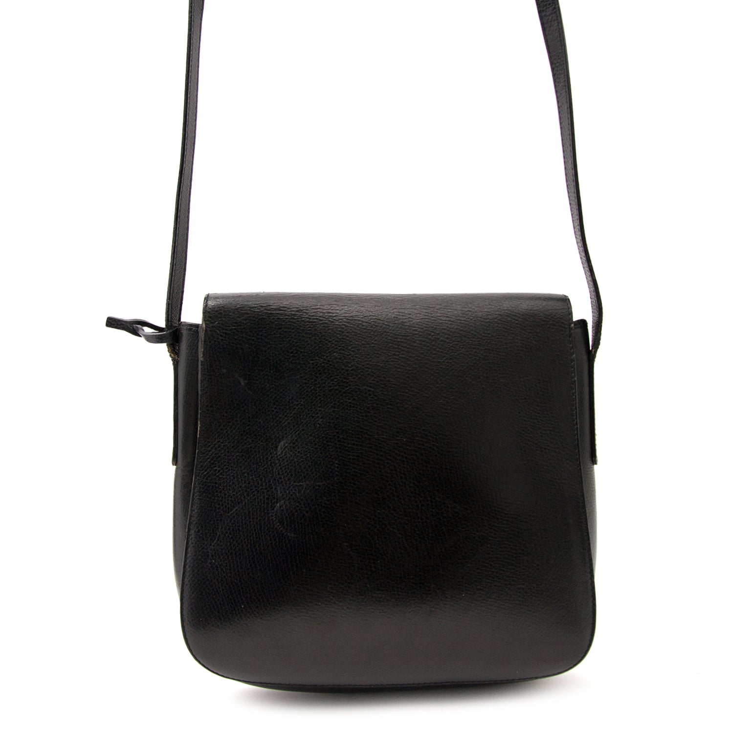 Koop een tweedehands Delvaux black crossbody bag online