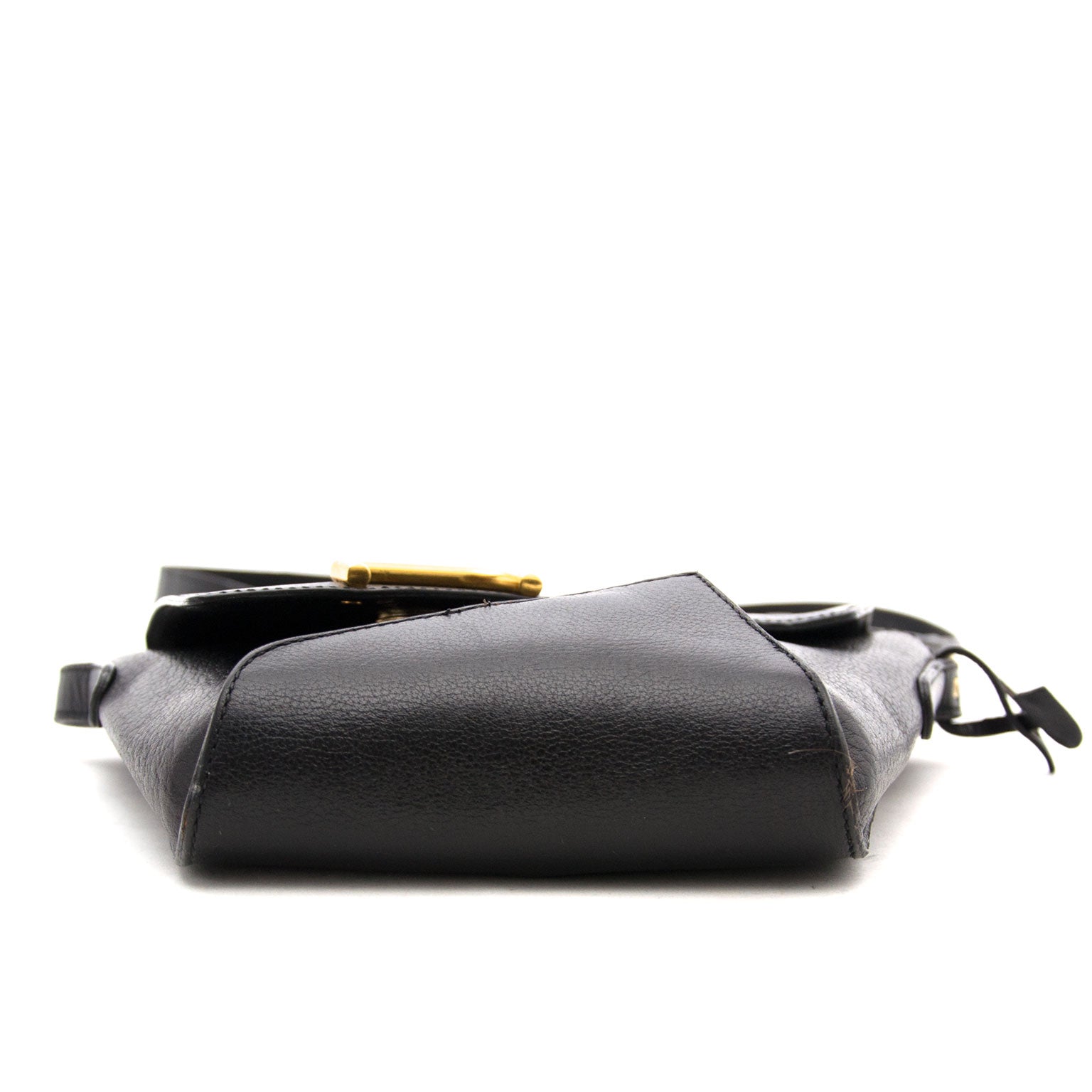 We buy and sell your secondhand designer items such as Delvaux Black Leather Pouch Bag