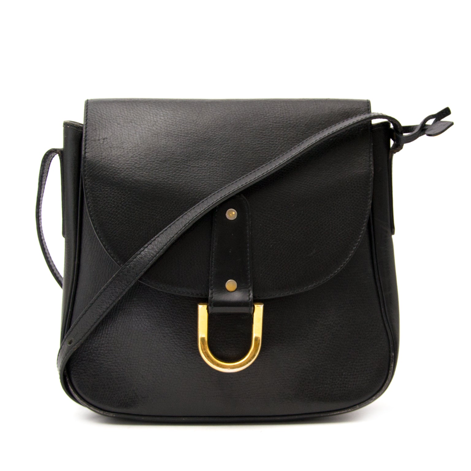 Buy an authentic Delvaux black crossbody bag online
