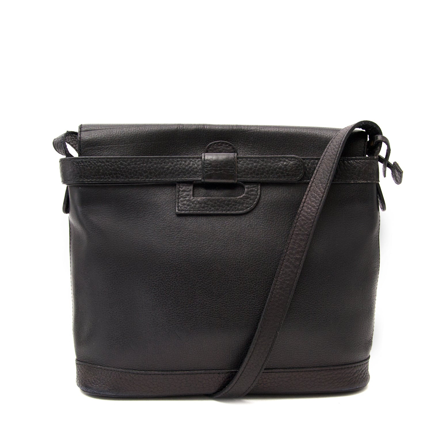 Buy a secondhand Delvaux Black Leather Cross Body Bag online