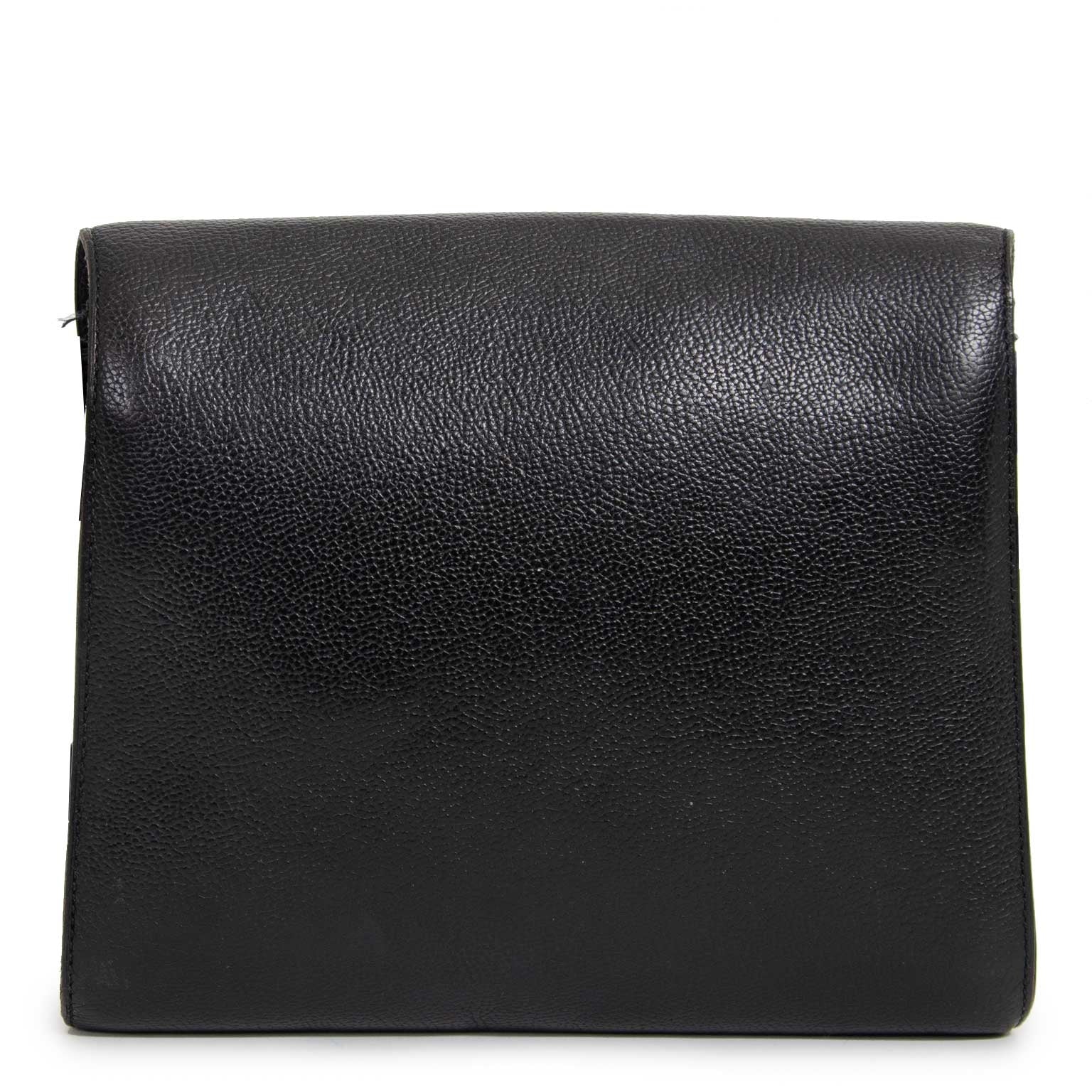 delvaux black crossbody bag now for sale at labellov vintage fashion webshop belgium