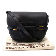 Delvaux Black Grained Leather Shoulder Bag Buy authentic designer Delvaux secondhand bags at Labellov at the best price. Safe and secure shopping. Koop tweedehands authentieke Delvaux tassen bij designer webwinkel labellov.