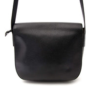 Delvaux Black Textured Leather Saddle Flap Bag Buy authentic designer Delvaux secondhand bags at Labellov at the best price. Safe and secure shopping. Koop tweedehands authentieke Delvaux tassen bij designer webwinkel labellov.