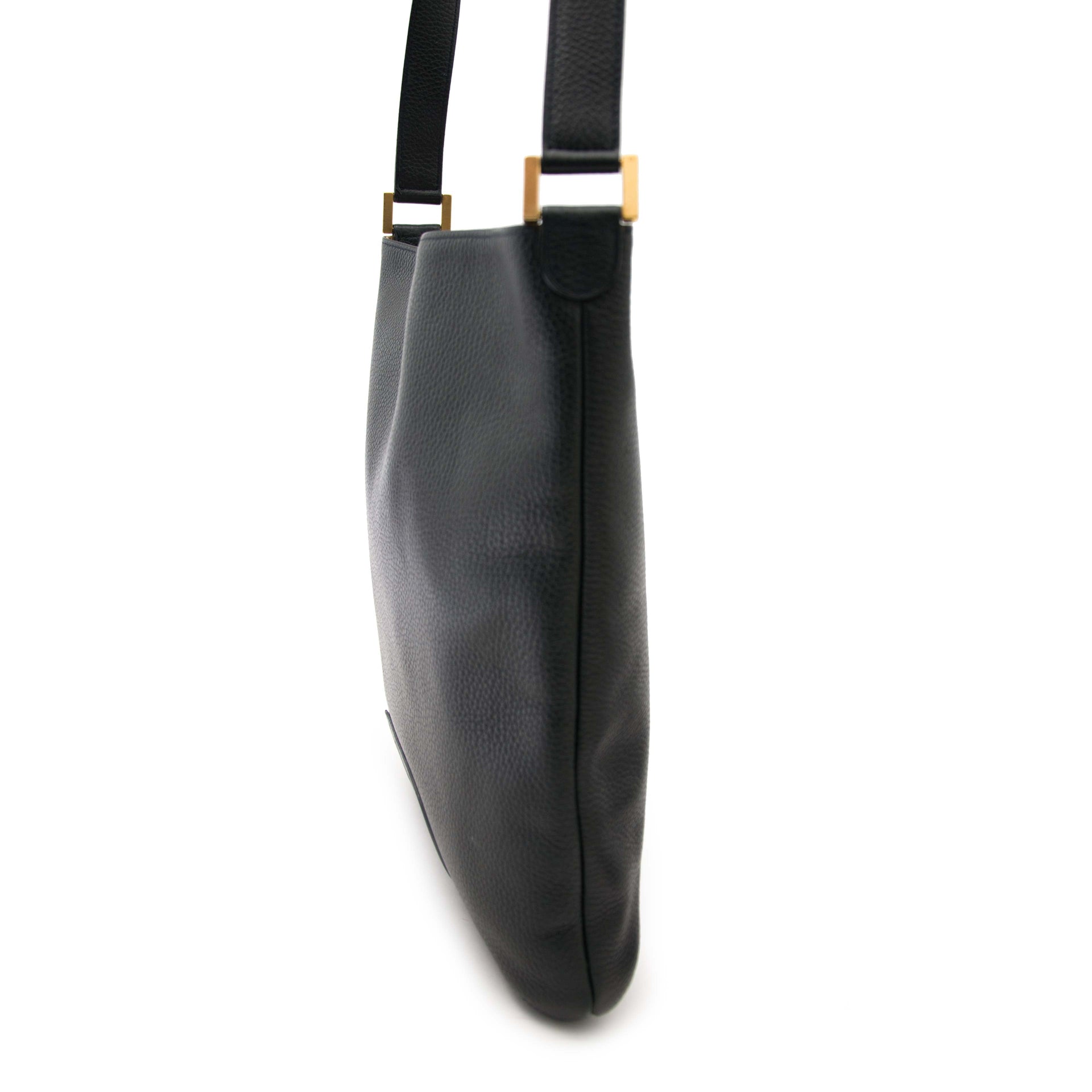koop online aan de beste prijs tweedehands Delvaux Anthracite Le Louise Bandouliere