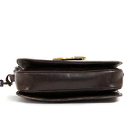 delvaux brown leather bourgogne bag now for sale at labellov vintage fashion webshop belgium