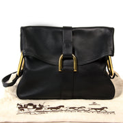 Delvaux Black Givry Shoulder Bag koop veilig online aan de beste prijs Delvaux Black Givry Shoulder Bag
